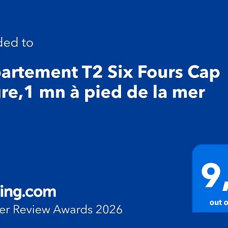 T2 Six Fours Cap Negre,1 Mn à Pied De La