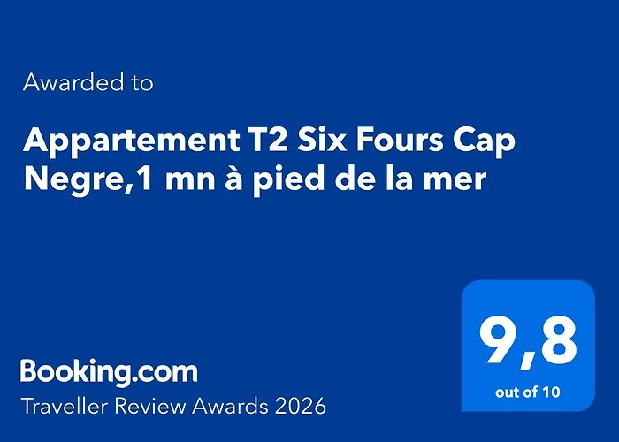 T2 Six Fours Cap Negre,1 Mn A Pied De La
